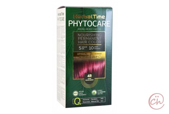 Трайна безамонячна боя за коса Herbal Time Phytocare 20 цвята – Rosa Impex